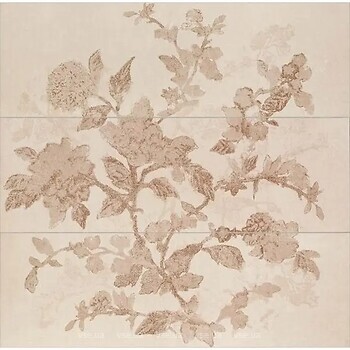 Фото Marazzi декор-панно Stone Art Decoro Bloom Ivory 120x120 (M08U) (комплект 3 шт.)