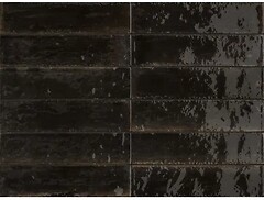 Фото Marazzi плитка настенная Lume Black Lux 6x24 (M6RP)