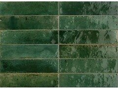 Фото Marazzi плитка настенная Lume Green Lux 6x24 (M6RQ)