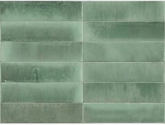 Фото Marazzi плитка настенная Lume Turquoise Lux 6x24 (MA9N)