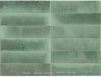 Фото Marazzi плитка настенная Lume Turquoise Lux 6x24 (MA9N)