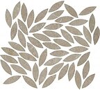 Фото Marazzi мозаика Mystone Limestone Mosaico Foglie Taupe Rett 34x38 (M8LT)