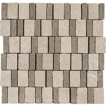 Фото Marazzi мозаика Mystone Limestone Mosaico Taupe Mix Rett 30x30 (M8LP)