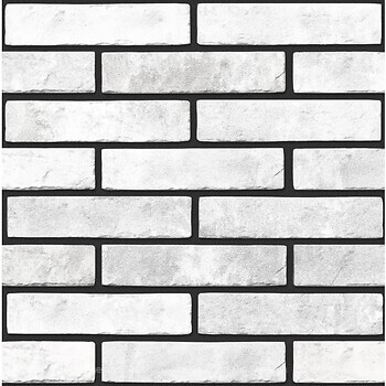 Фото Golden Tile плитка настенная Brickstyle Brick белый 6x25 (KB0010)