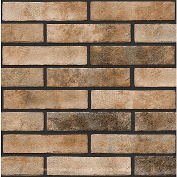 Фото Golden Tile плитка настенная Brickstyle Brick оранжевый 6x25 (KBР010)