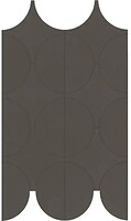 Фото Marazzi мозаика Cementum Carbon Mosaico Cerchi 23.8x41.4 (M9VZ)