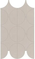 Фото Marazzi мозаика Cementum Sand Mosaico Cerchi 23.8x41.4 (M9Y0)