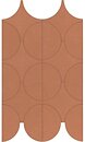 Фото Marazzi мозаика Cementum Cotto Mosaico Cerchi 23.8x41.4 (M9Y6)