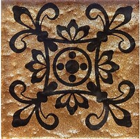 Фото Kotto Ceramica вставка Tako Venus Brown Brocade S1 7.3x7.3 (GTP 73016)