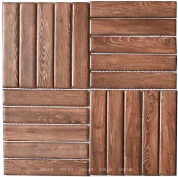 Фото Kotto Ceramica мозаика Kit Kat X 6055 Brown 25.2x25.2