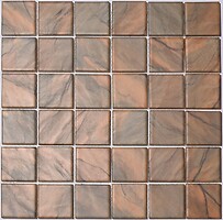 Фото Kotto Ceramica мозаика Brick Quadrate 6011 Brown Mat 30x30