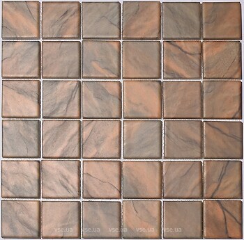 Фото Kotto Ceramica мозаика Brick Quadrate 6011 Brown Mat 30x30