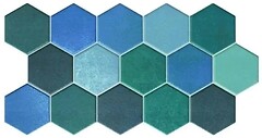 Фото Realonda плитка Hex Aquamarine 26.5x51