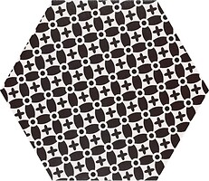 Фото Realonda плитка Grazia Deco Black 28.5x33