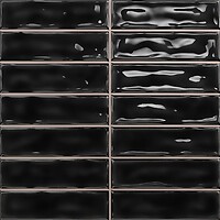 Фото Deseo Ceramica плитка настенная Sticks Black 20x20