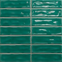 Фото Deseo Ceramica плитка настенная Sticks Emerald 20x20