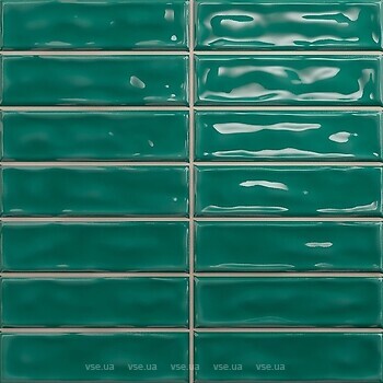 Фото Deseo Ceramica плитка настенная Sticks Emerald 20x20