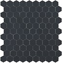 Фото Vidrepur мозаика Nordic Hexagon Black Mt 903H 31.5x31.5