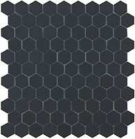 Фото Vidrepur мозаика Nordic Hexagon Black Mt 903H 31.5x31.5