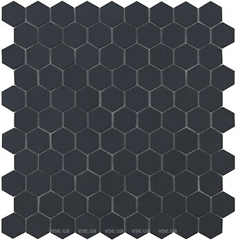 Фото Vidrepur мозаика Nordic Hexagon Black Mt 903H 31.5x31.5