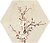 Фото Apavisa плитка Mood Decor G-7254 Ivory Natural Hexagon 25x29