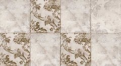 Фото FAP декор-панно Roma Gold Calacatta Delicato Damasco Inserto Mix 2 30.5x112 (комплект 2 шт)