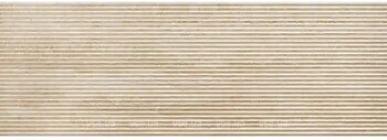 Фото Ragno ceramica плитка настенная Travertino Wall Pli Vein Beige 40x120 (Rcut)