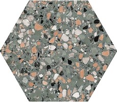 Фото WOW плитка Terrazzo Teal 36.8x32 (123384)