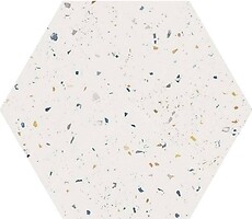 Фото WOW плитка Terrazzo White Colours 36.8x32 (123385)