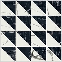 Фото Settecento мозаика Reverse Mosaico Mix Crystal/Miroir Triangolo Lappato 30x30 (15644)