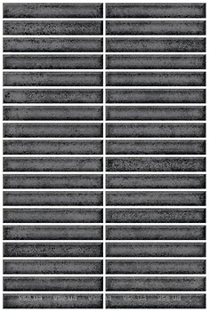 Фото Ceramika Paradyz мозаика Monpelli Black Murano Rect 19.8x29.8