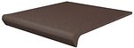Фото Ceramika Paradyz ступень прямая с капиносом Sundown Marrone 30x33