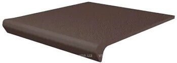 Фото Ceramika Paradyz ступень прямая с капиносом Sundown Marrone 30x33