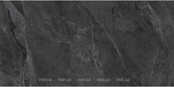 Фото Golden Tile плитка напольная Dark Rock черный 60x120 (DRС980)