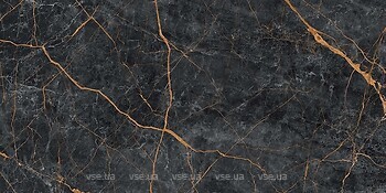 Фото Golden Tile плитка Mountain Stone черный 60x120 (Moс980)