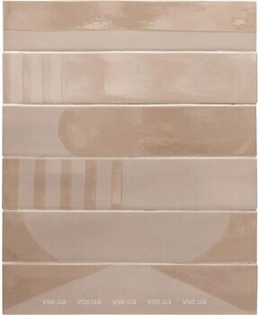 Фото Equipe Ceramicas плитка настенная Wadi Decor Taupe 6x30
