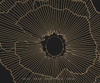 Фото Aparici декор Art Deco G-3146 Black Spritz Natural 30x30