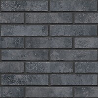 Фото Golden Tile плитка настенная Brickstyle Fino антрацит 6x25 (6FУ020)