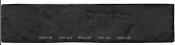 Фото Golden Tile плитка настенная Brickstyle The Strand черная 6x25 (08С010)