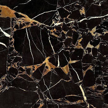 Фото Golden Tile плитка напольная Saint Laurent черный 60x60 (9АС580)