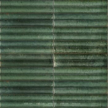 Фото Marazzi плитка настенная Crogiolo Lume Green Struttura 3D Swing 6x24 Lux (MP92)