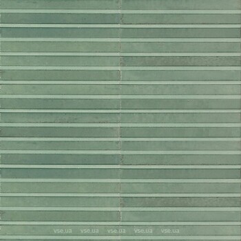 Фото Marazzi плитка настенная Crogiolo Lume Turquoise Struttura 3D Rake 6x24 Lux (MP9C)