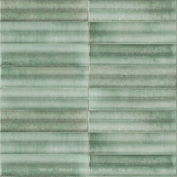 Фото Marazzi плитка настенная Crogiolo Lume Turquoise Struttura 3D Swing 6x24 Lux (MP98)