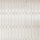 Фото Marazzi плитка Crogiolo Terramater Lichene Struttura 3D Vaniglia Lux 9.1x37.5 (MPM5)