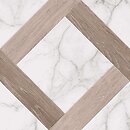Фото Golden Tile декор Marmo Wood белый 40x40 (4V0803)