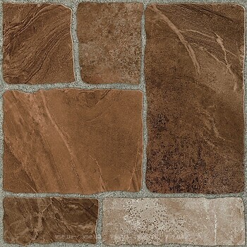 Фото Golden Tile плитка напольная Stone Brick теракотовый 30x30 (SBК770)