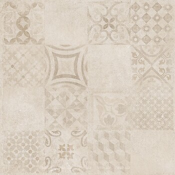 Фото Rako плитка напольная Betonico Decor Beige 60x60 (DAK62797)