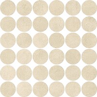 Фото Atlas Concorde плитка Boost Expression Camel Mosaico Circle Matt 32x32 (AYY3)