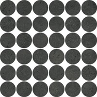 Фото Atlas Concorde плитка Boost Expression Carbon Mosaico Circle Matt 32x32 (AYY0)
