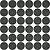 Фото Atlas Concorde плитка Boost Expression Carbon Mosaico Circle Matt 32x32 (AYY0)